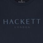 Boys Navy Blue Logo Long Sleeve Top, 3, hi-res