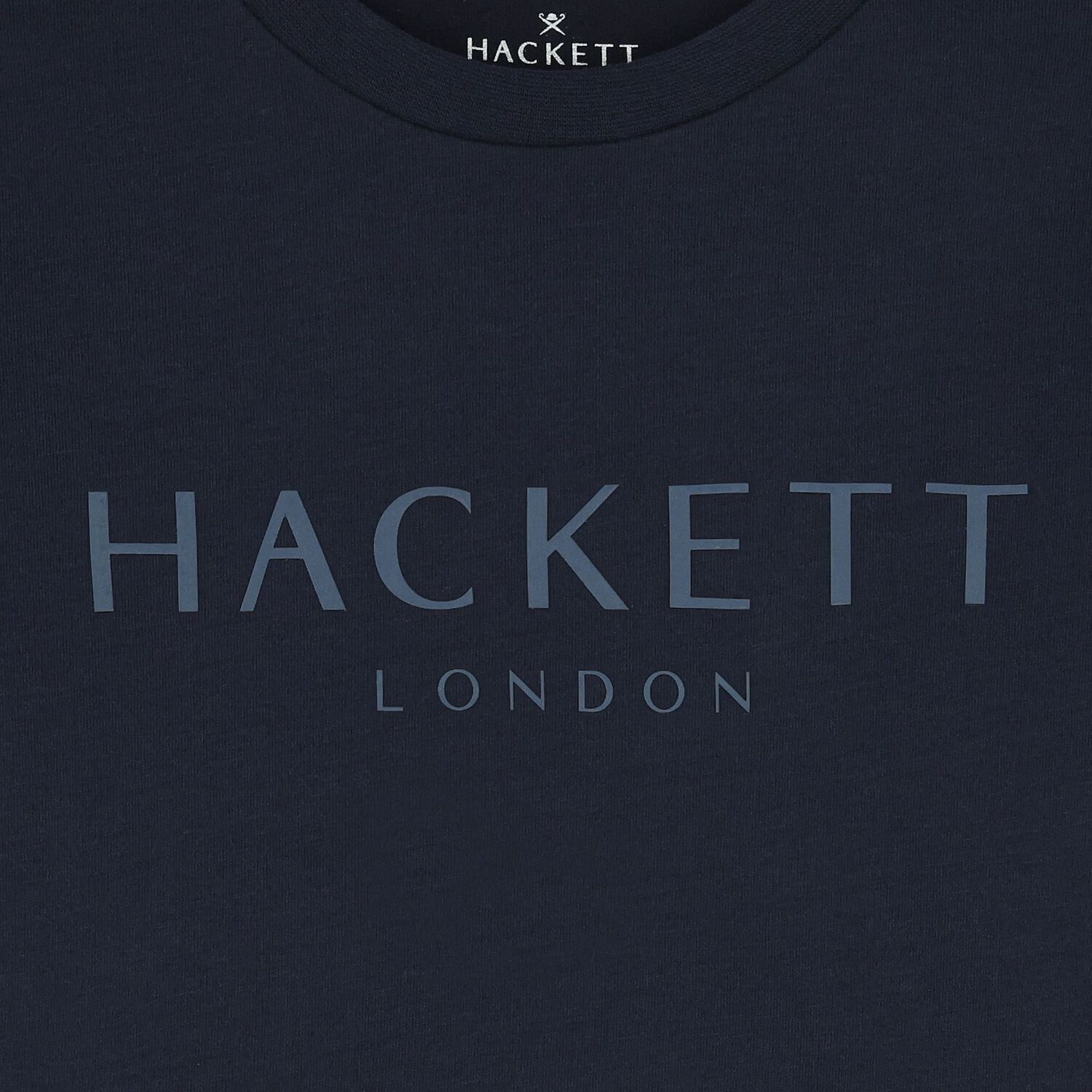 Boys Navy Blue Logo Long Sleeve Top, 3, hi-res