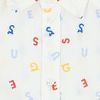 قميص أولاد بالشعار باللون الابيض, 1, hi-res