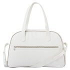 White Logo Baby Changing Bag, 1, hi-res