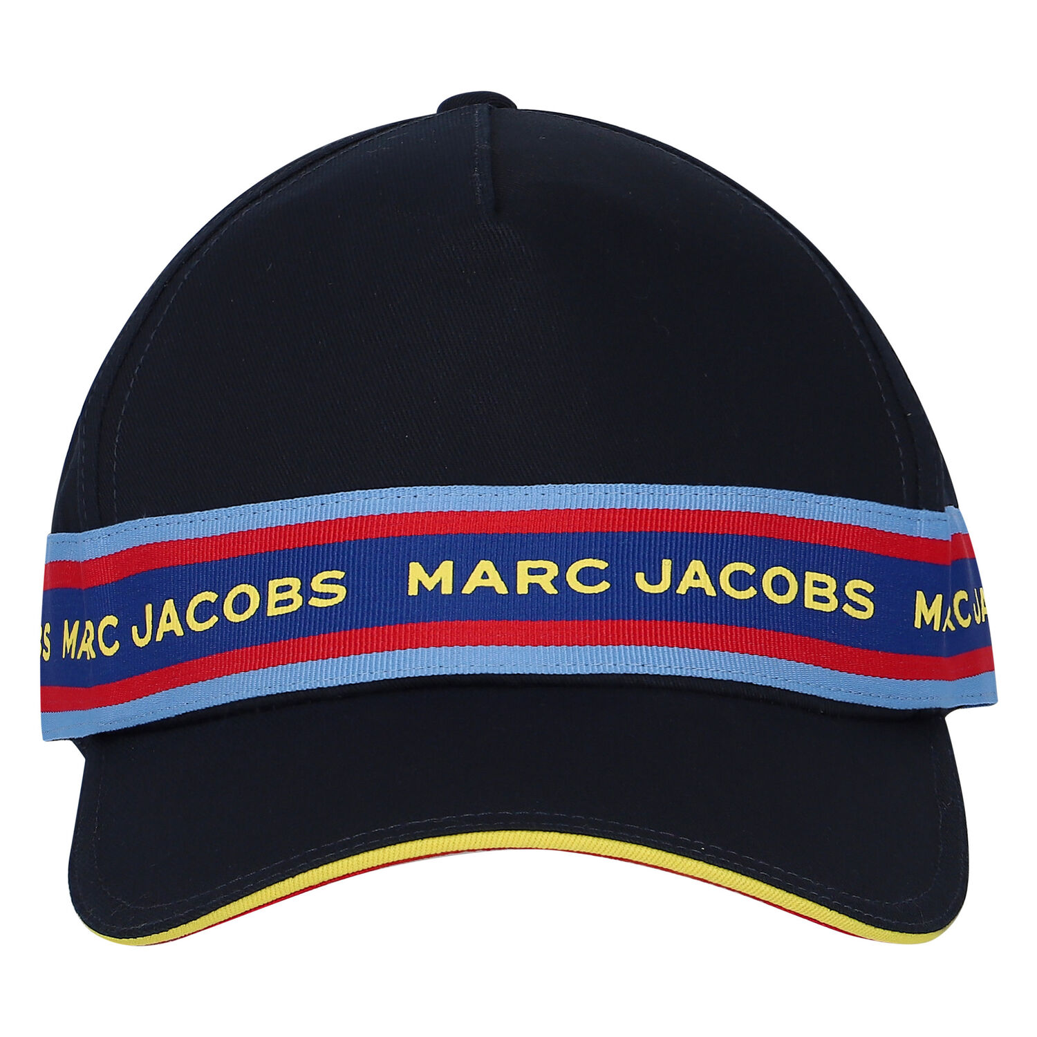 Boys Navy Blue Logo Cap, 1, hi-res