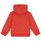 Younger Girls Red Floral Tracksuit, 1, hi-res