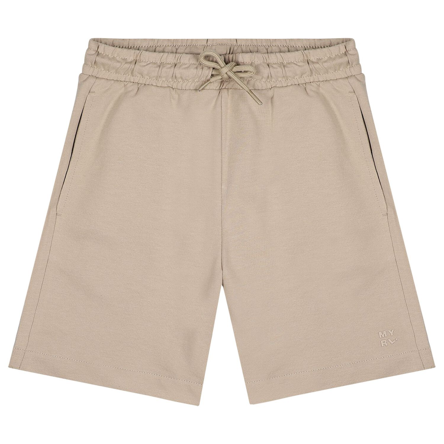 Boys White & Beige Shorts Set, 4, hi-res