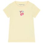 Girls Yellow Logo T-Shirt, 1, hi-res