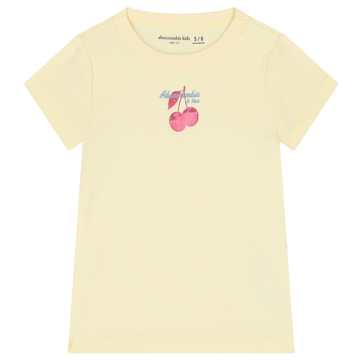 Girls Yellow Logo T-Shirt, 1, hi-res
