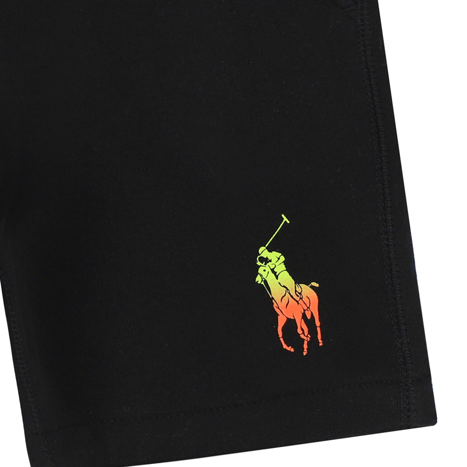 شورت بالشعار باللون الأسود للأولاد, 1, hi-res