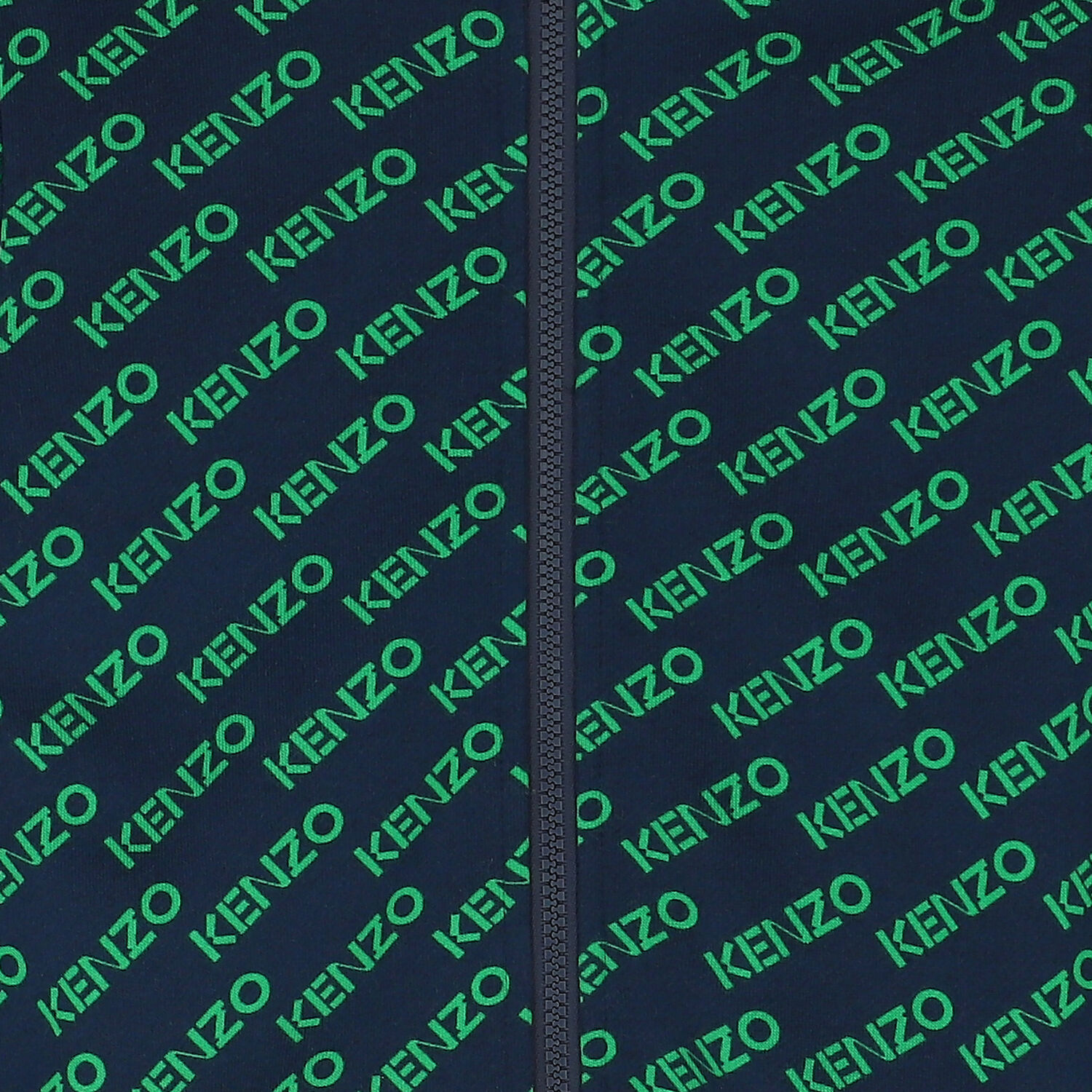 توب بالشعار بسحاب باللون الكحلي للأولاد, 1, hi-res