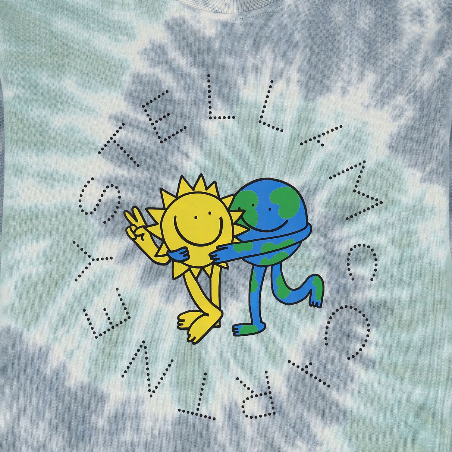 Boys Blue & Green Tie-Dye Sweatshirt, 1, hi-res