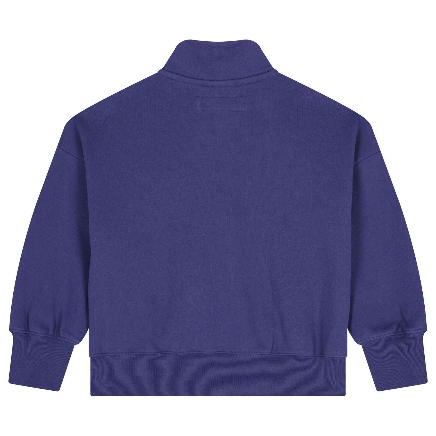 سويت شيرت بنات بالشعار باللون البنفسجي, 1, hi-res