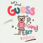 Girls White Logo T-Shirt, 1, hi-res