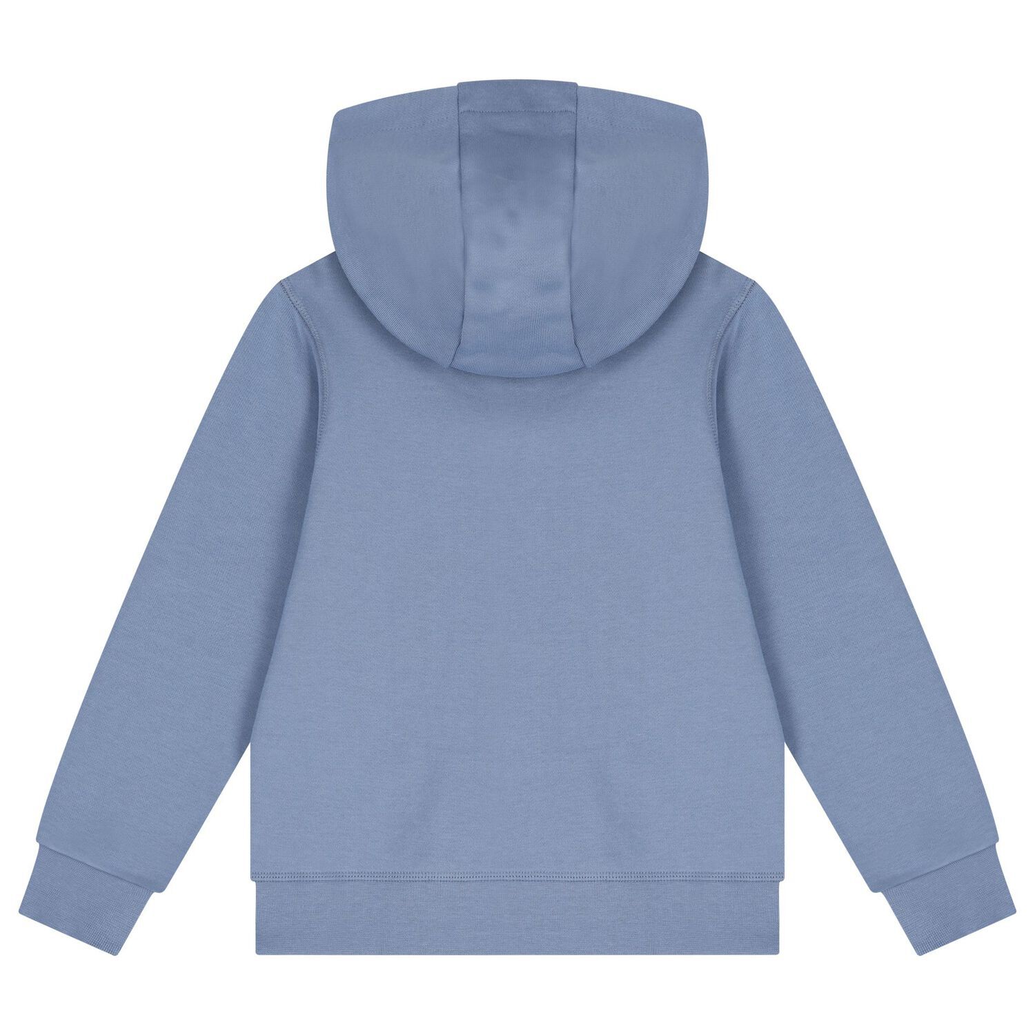 Boys Blue Logo Hooded Zip Up Top, 1, hi-res image number null