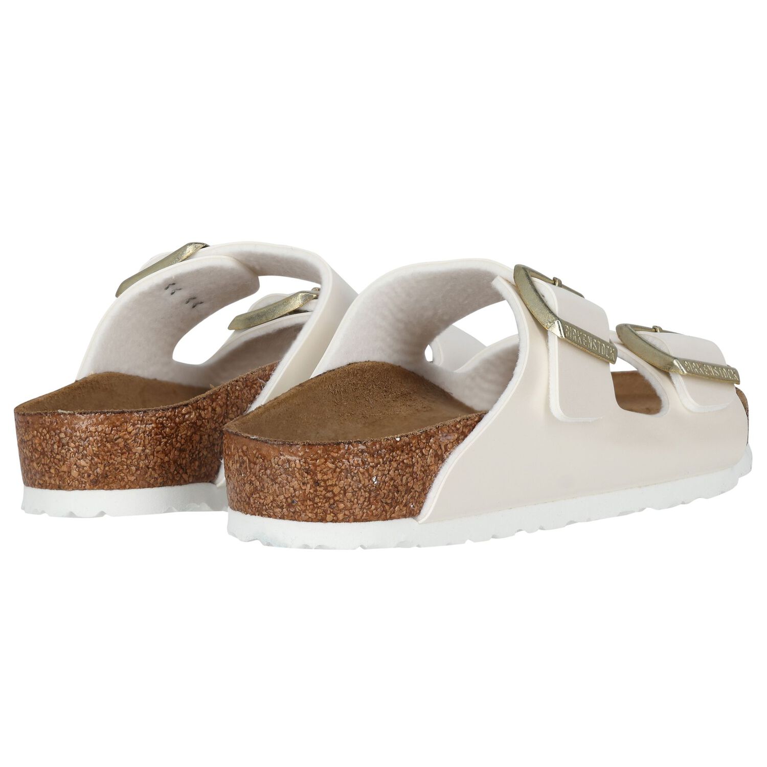 Girls White Arizona Sandals, 1, hi-res image number null