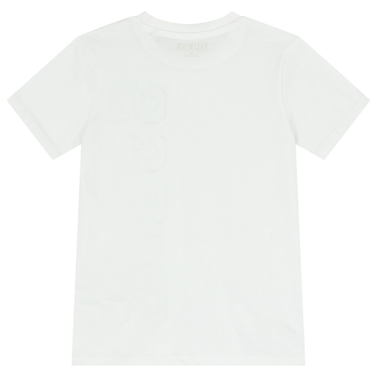 Boys White Logo T-Shirt, 1, hi-res