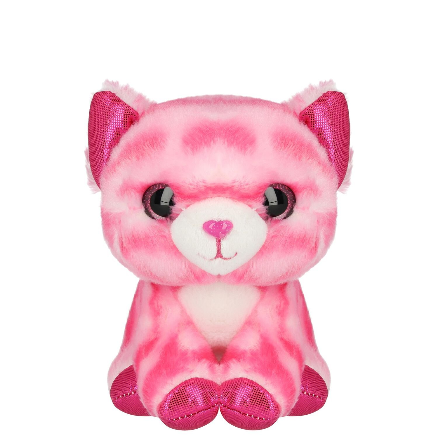 Girls Pink & White Crystal Pink Cat ( 17CM ), 1, hi-res