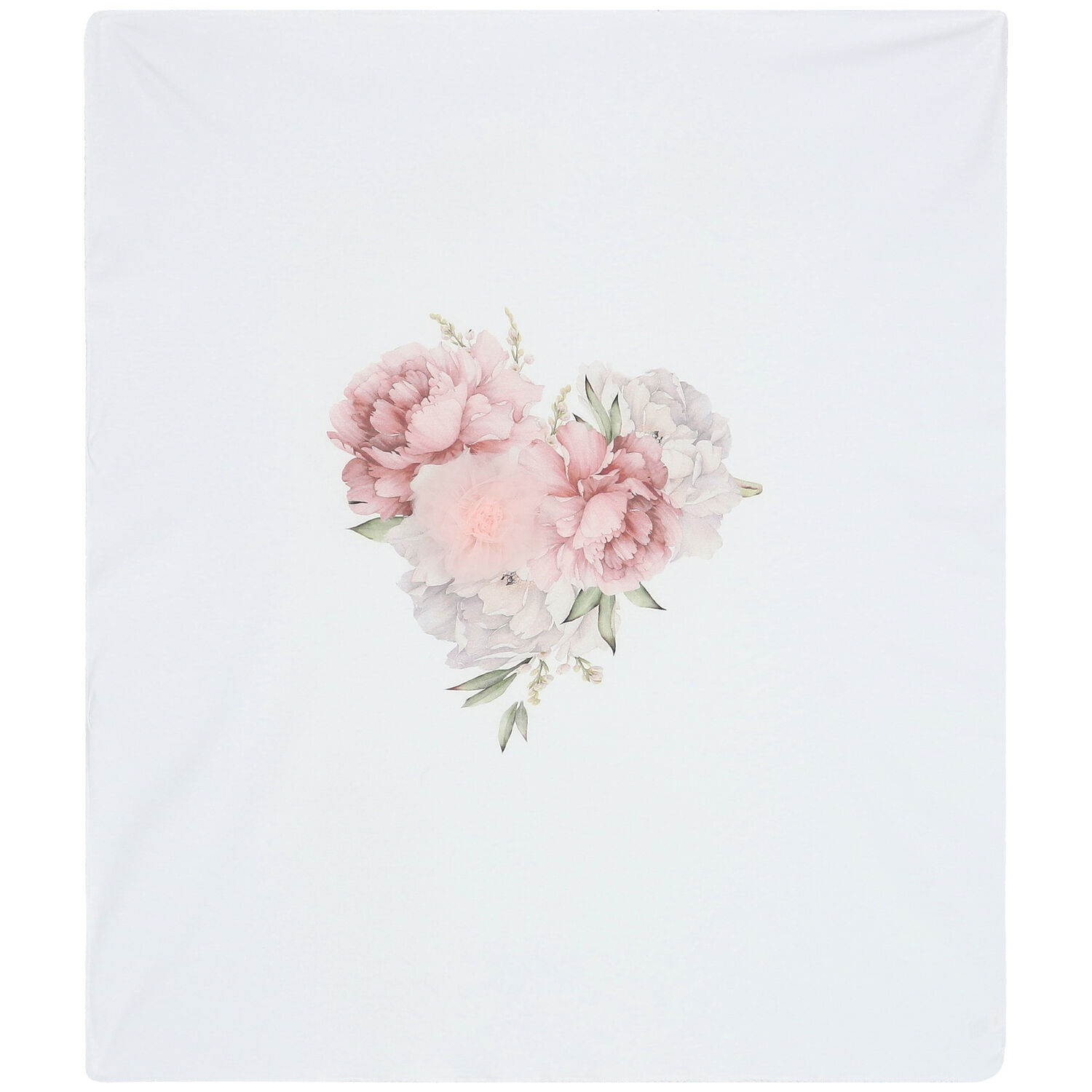 Baby Girls White Floral Blanket, 2, hi-res image number null
