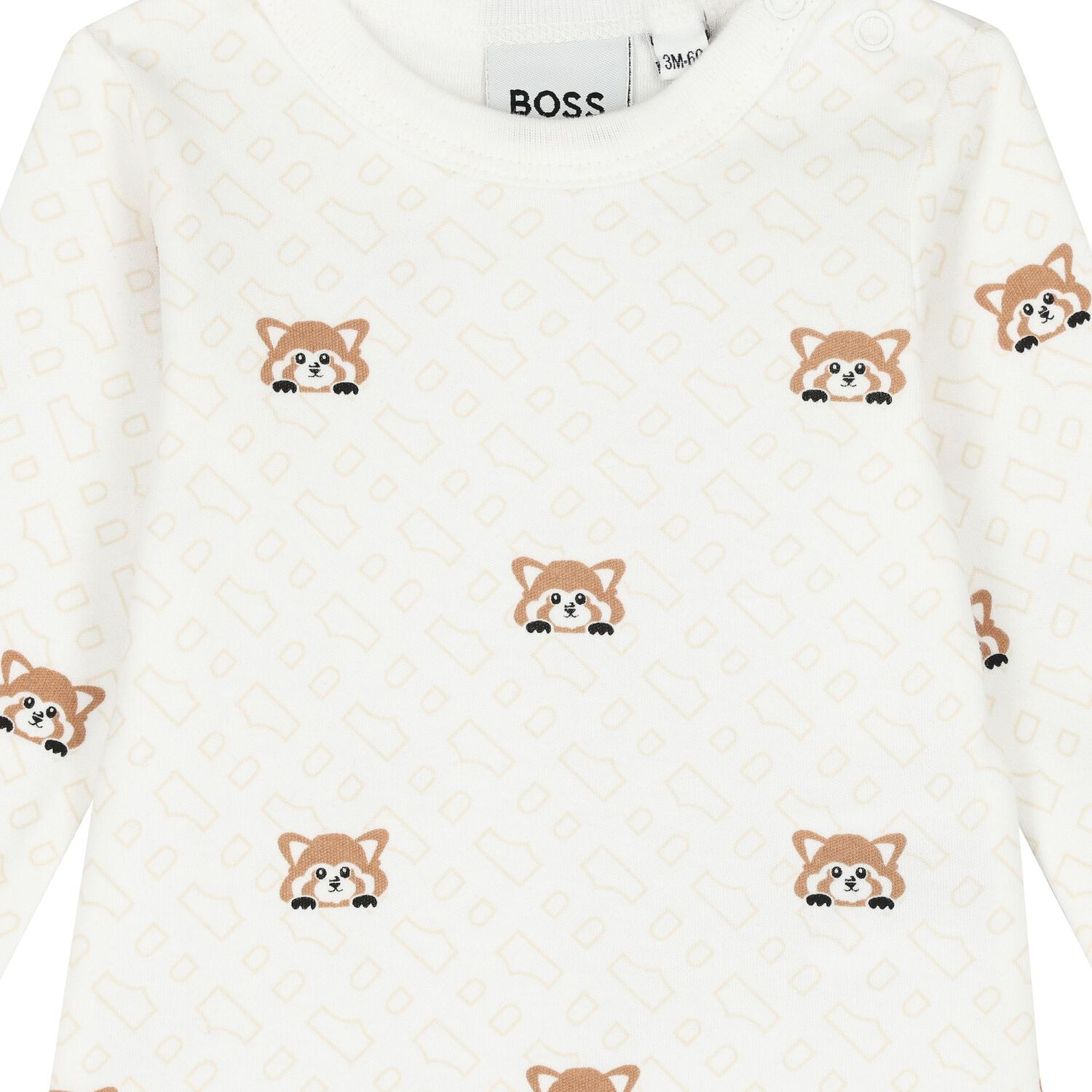 Ivory Logo Red Panda Babygrow Set, 1, hi-res