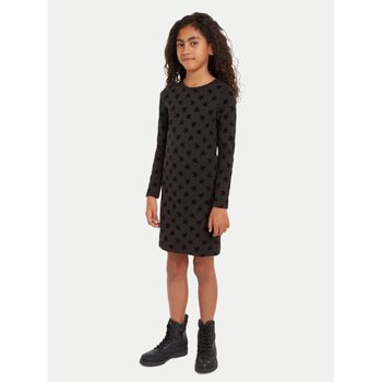 Girls Black Logo Dress