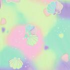 Girls Multi-Coloured Sea Shell Rash Vest, 1, hi-res