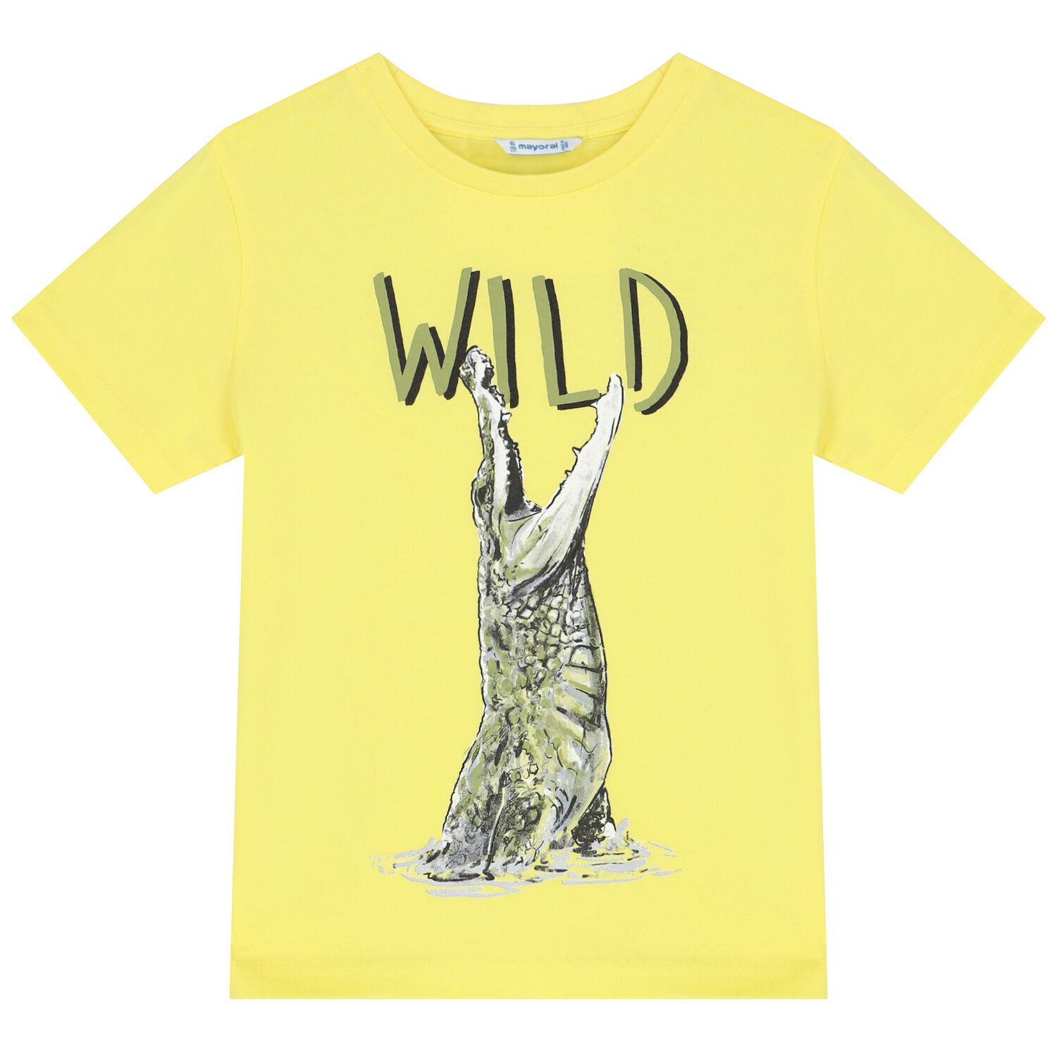 Boys Yellow & Green Crocodile Shorts Set, 2, hi-res