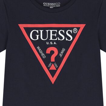 Boys Navy Logo T-Shirt