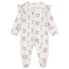 Baby Girls Pink & White Carousel & Hot Air Balloon Babygrow, 1, hi-res
