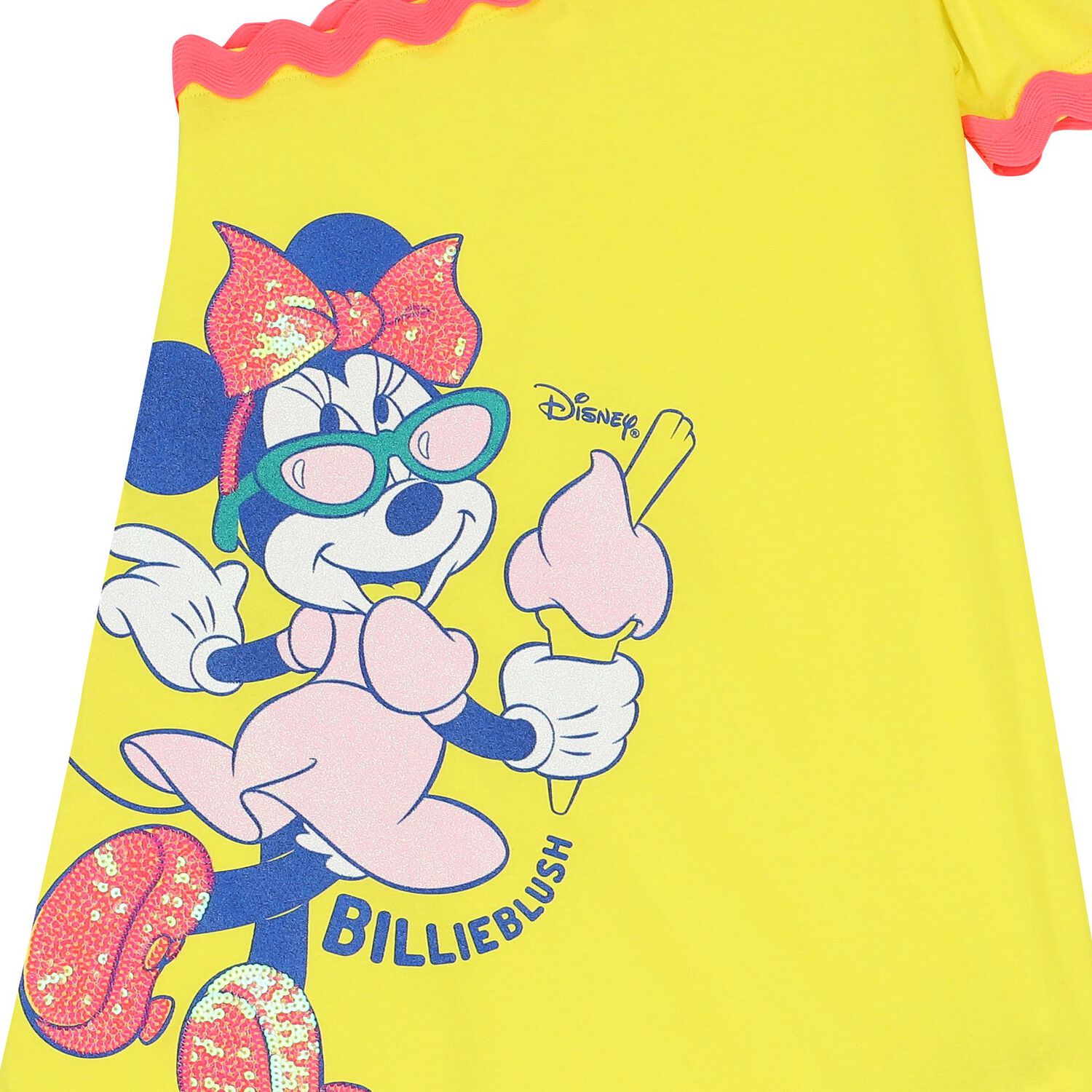 فستان بنات ميني ماوس باللون الأصفر, 1, hi-res image number null