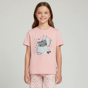 Girls Pink Bag T-Shirt