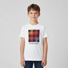Boys White Logo T-Shirt, 1, hi-res