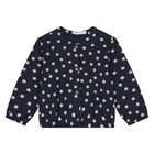 طقم ليجنز من 3 قطع للبنات الصغار، عاجي، أزرق داكن ورمادي, 1, hi-res