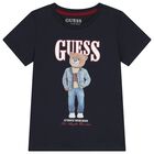 تيشيرت اولاد بالشعار تيدى بير باللون الكحلى , 5, hi-res