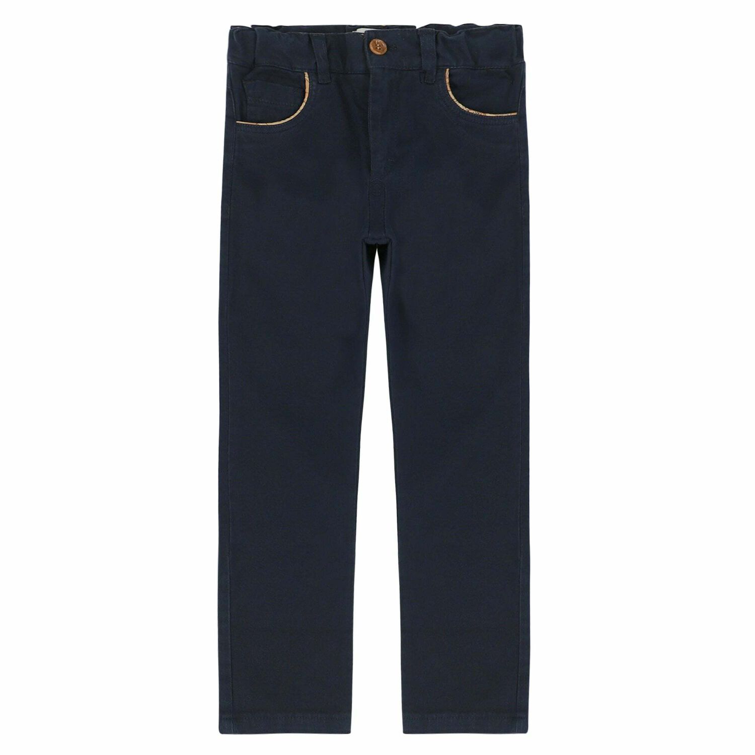 Boys Navy Blue Trousers, 1, hi-res image number null