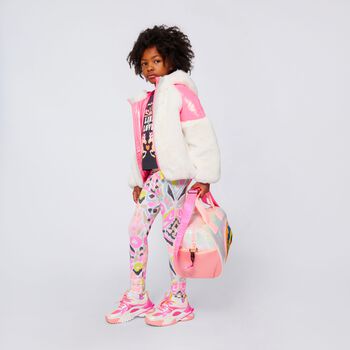 بنطلون ليجنز بطبعة تجريدي متعدد الألوان للفتيات