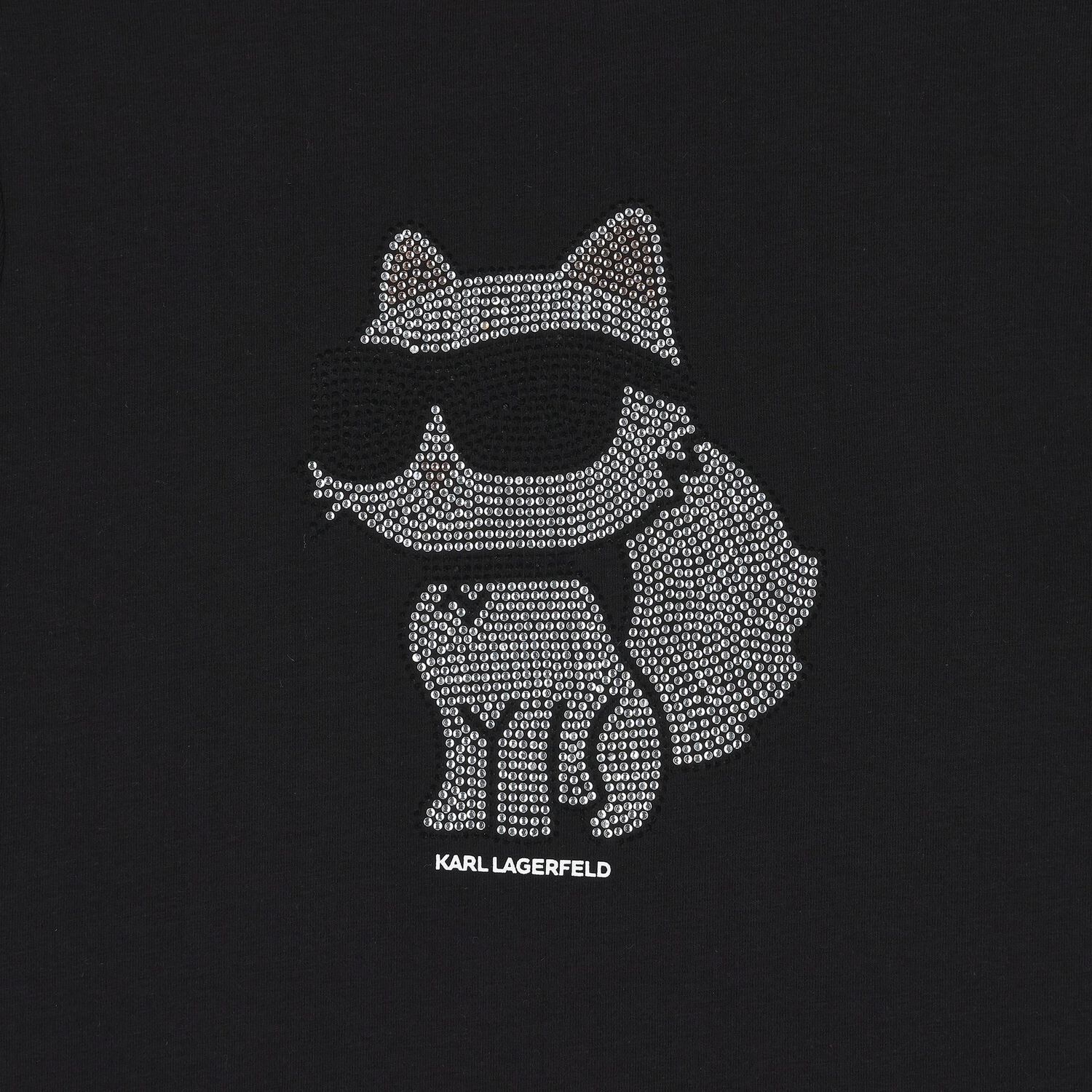 Girls Black Choupette Dress, 1, hi-res