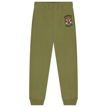 Green Tiger Logo Joggers