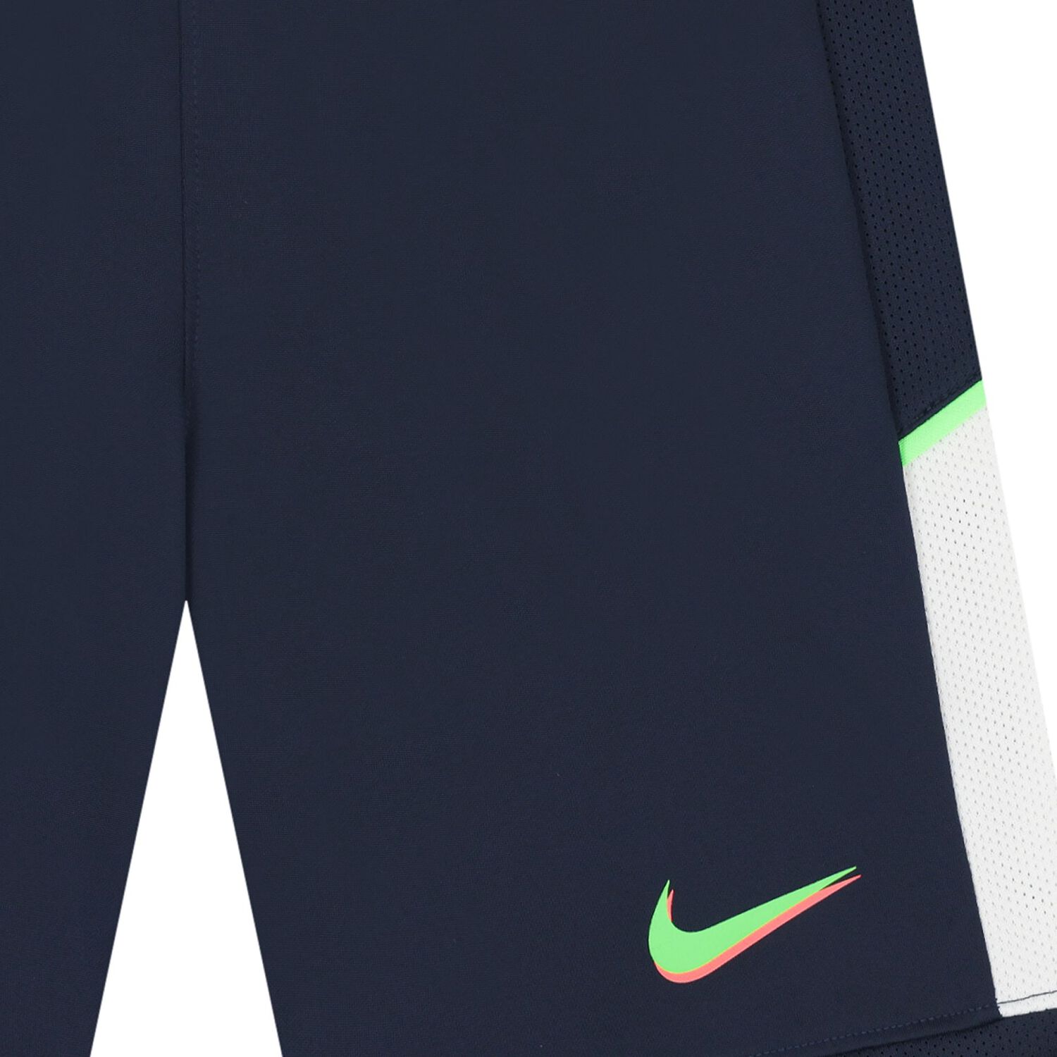 Boys Navy Blue Logo Dri-Fit Shorts, 1, hi-res
