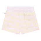 Younger Girls Pink Logo Shorts, 1, hi-res