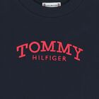 سويت شيرت بنات بالشعار باللون الكحلى , 1, hi-res