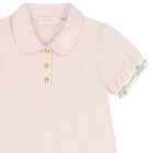 Girls Pink Logo Dress, 2, hi-res