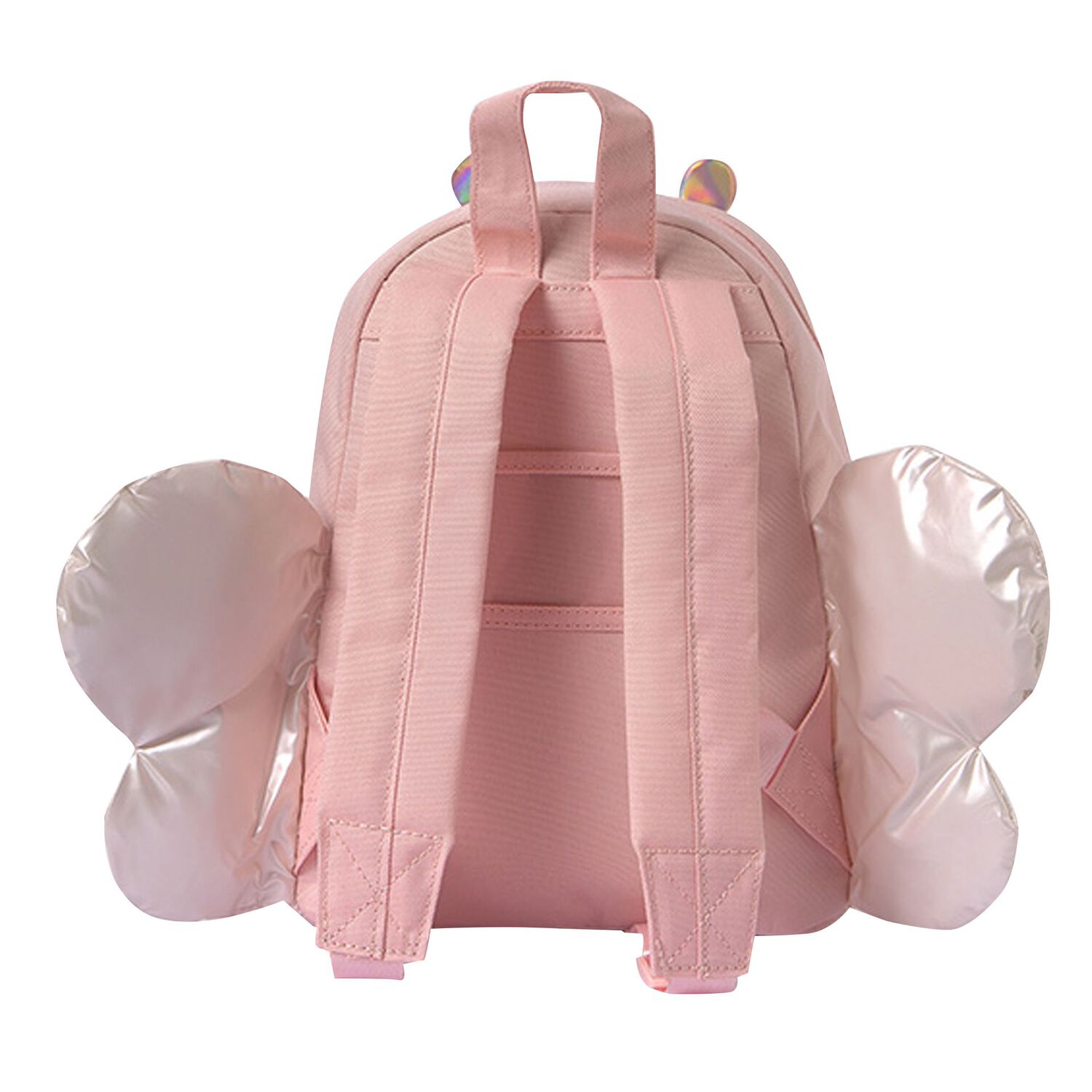Baby Girls Pink Butterfly Backpack, 1, hi-res