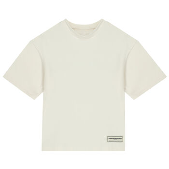 Oversized White Logo T-Shirt
