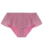 Girls Pink Lumiere Ruffle Bikini, 1, hi-res