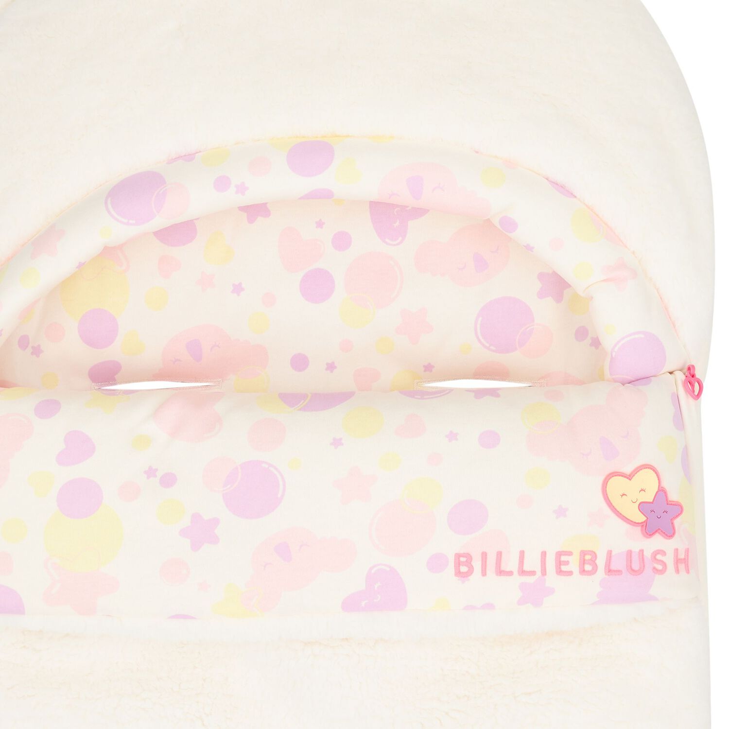 Baby Girls Pink Faux Fur Nest, 1, hi-res