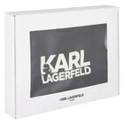 Baby Boys Black Logo Romper, 1, hi-res