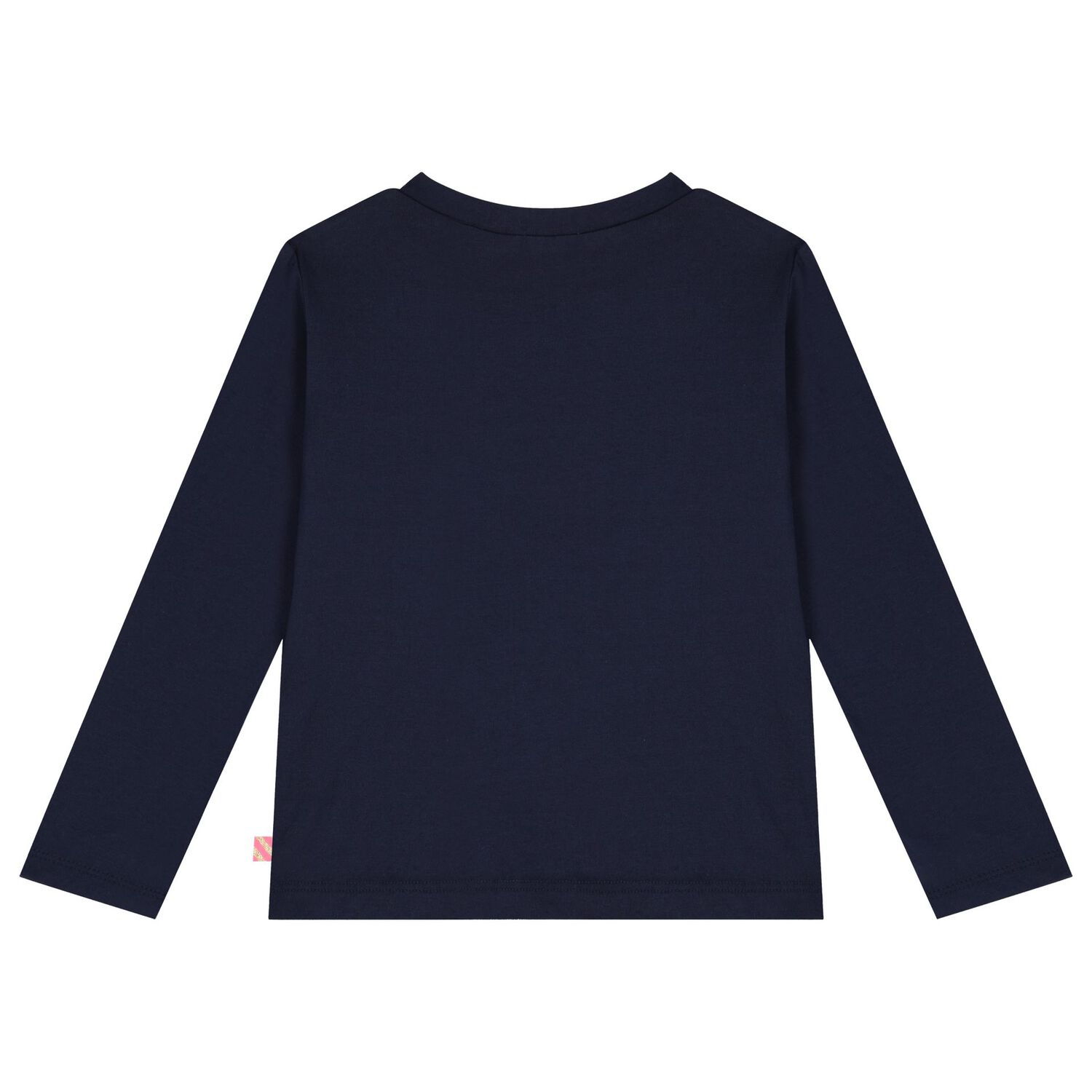 Girls Navy Blue Unicorn Long Sleeve Top, 1, hi-res image number null