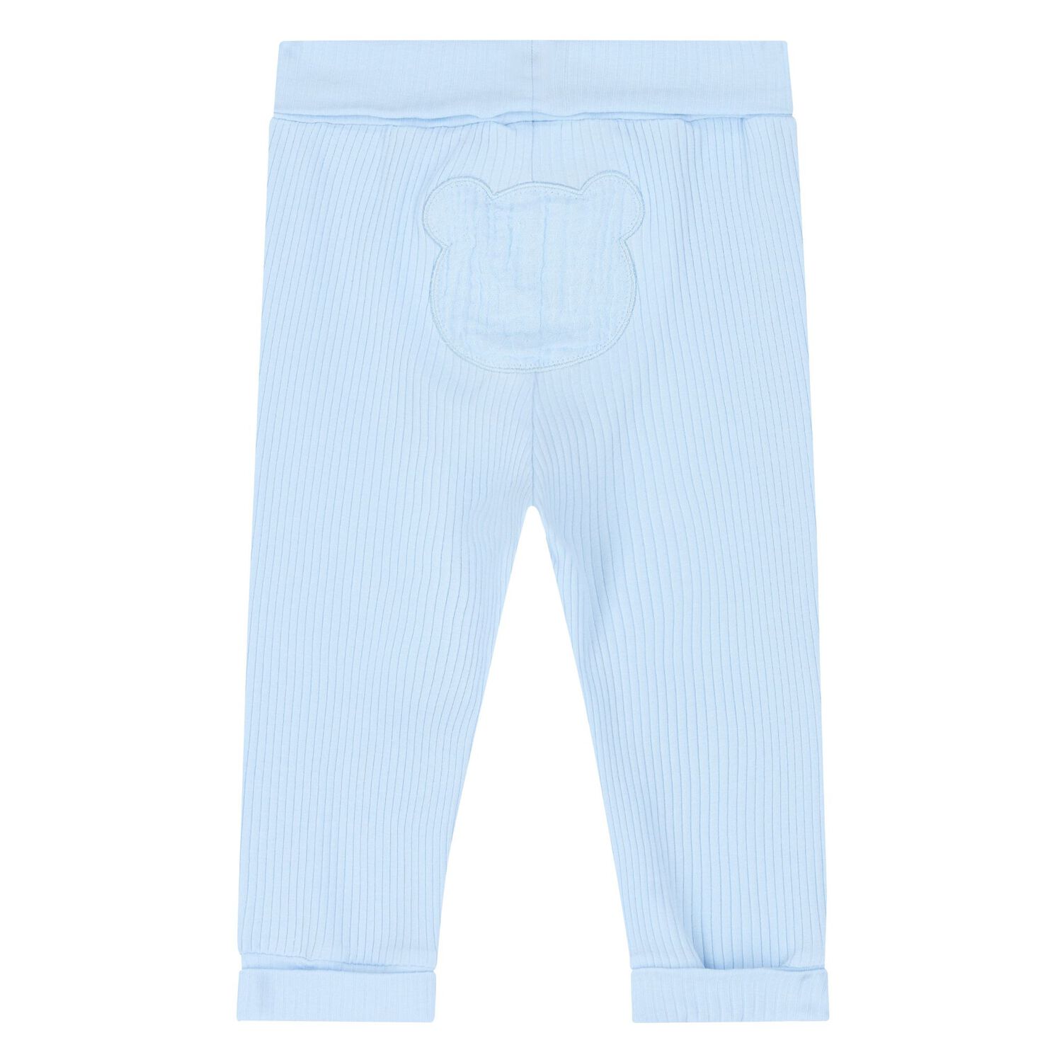 Baby Boys Ivory & Blue Tracksuit Set, 2, hi-res image number null