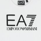 Boys White & Black Logo Shorts Set, 1, hi-res