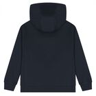 Boys Navy Blue Logo Tracksuit, 4, hi-res