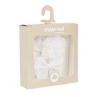 طقم بنات ربطة رأس باللون الأبيض, 3, hi-res