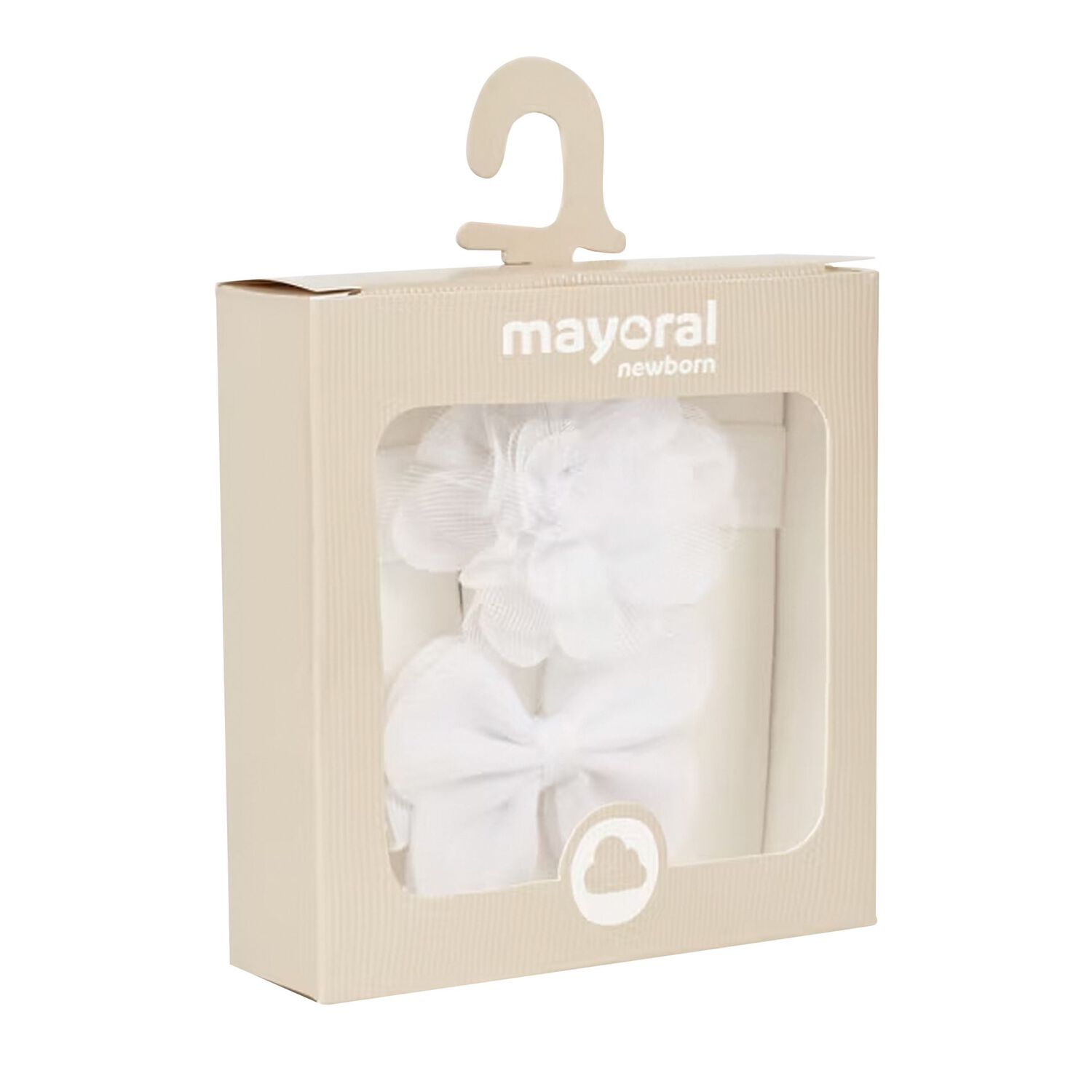 طقم بنات ربطة رأس باللون الأبيض, 3, hi-res