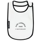 White Ikonik Logo Baby Bibs (3-Pack), 1, hi-res